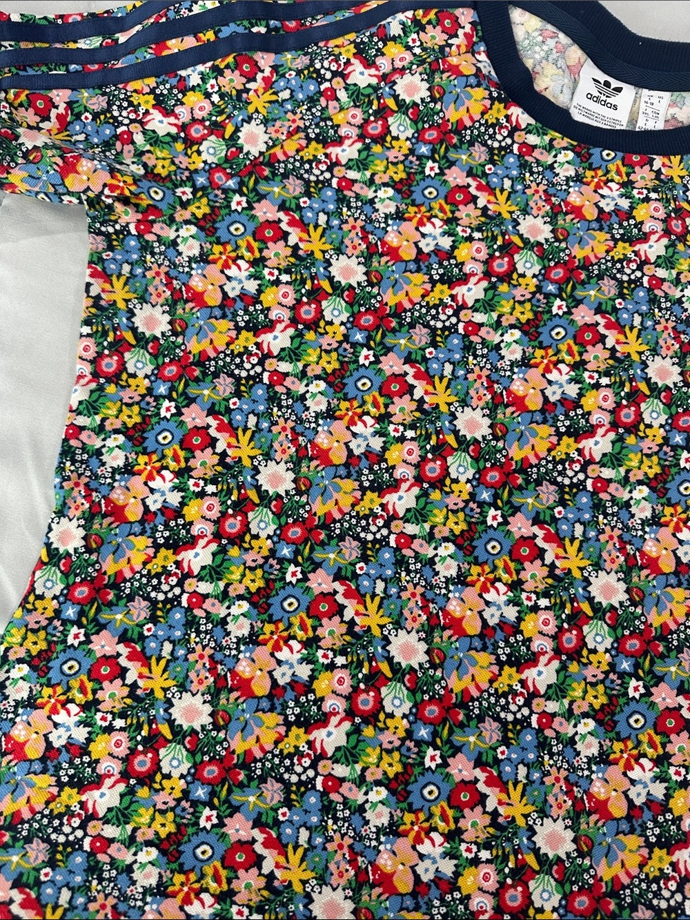 Liberty London Adidas Floral Print Tee in Multi-Color - Picture 5 of 5
